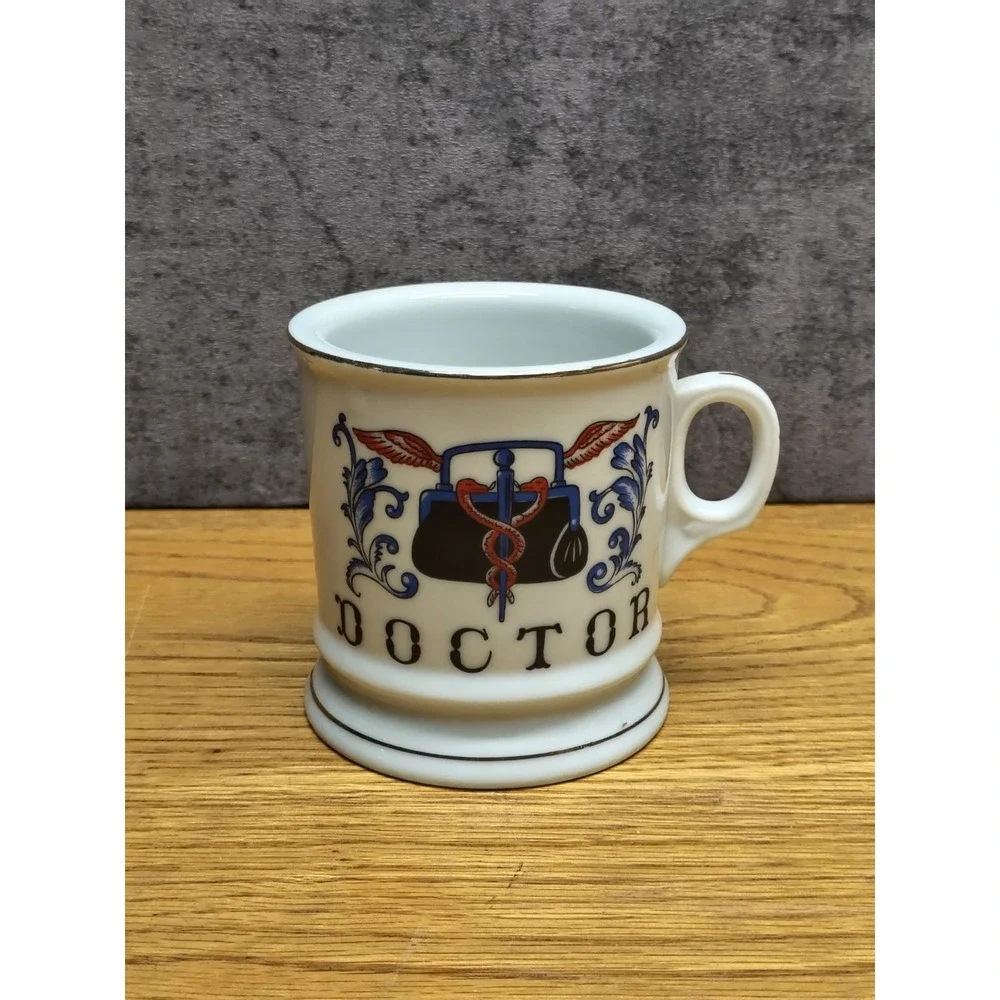 Vintage Doctor Occupation Knobler‎ Shaving Grooming Mug Cup